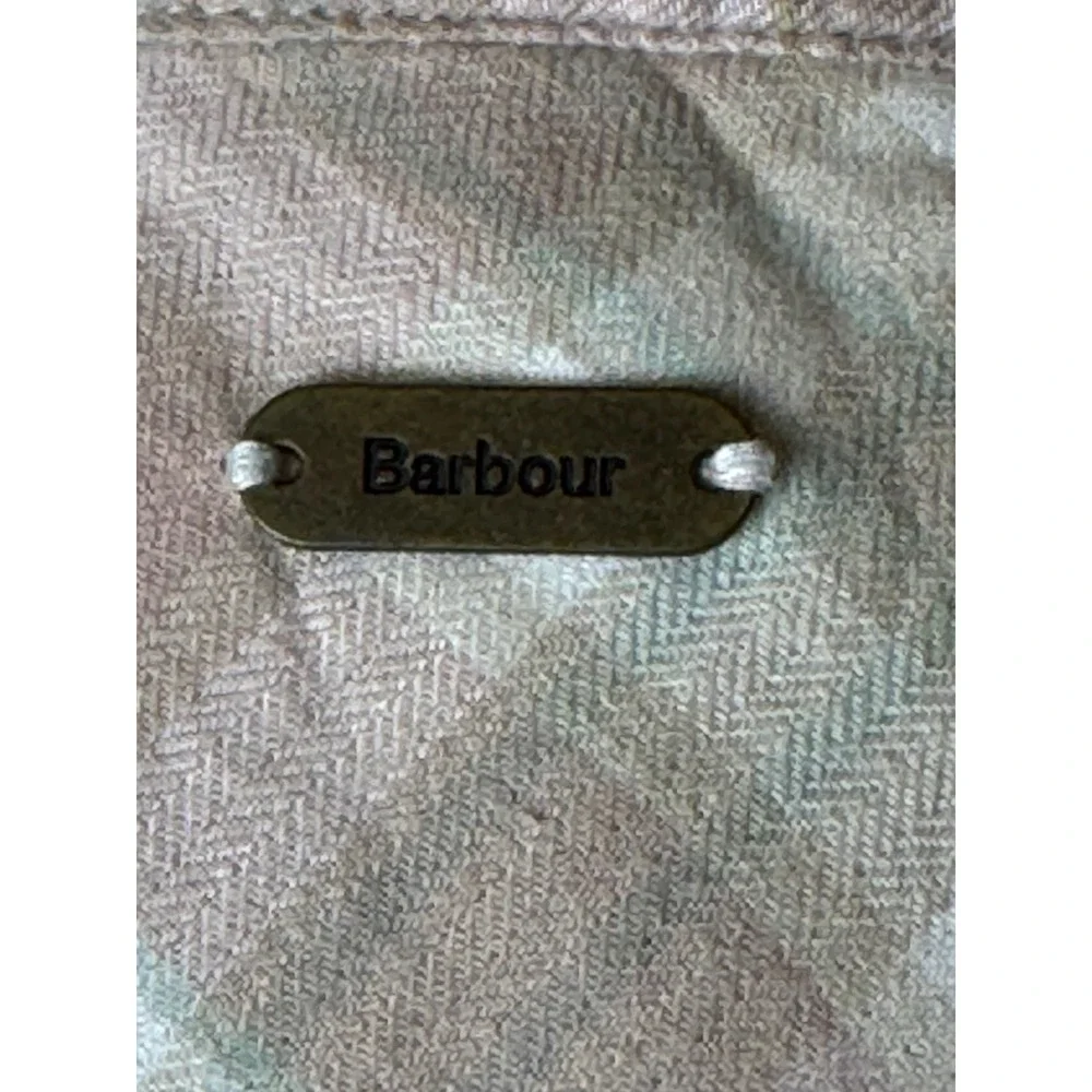 Barbour Shirt Women 14‎ Pink Plaid Check Flannel Relaxed Fit Newbury Button Down